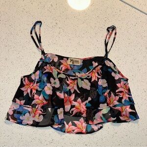 Show Me Your Mumu Floral Crop Top